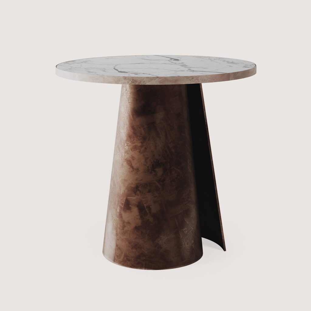 MILA - Ahşap-Yan Sehpa COPPER