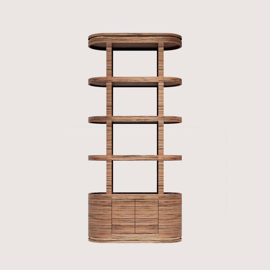 VEGAS > JAPANESE CEDAR, VEGAS - Ahşap-Dolaplı Kitaplık MID